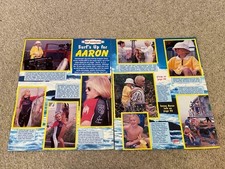 Aaron Carter Sarah Michelle Gellar Dawsons Creek teen magazine pinup shirtless picture