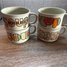 Vintage 1965-1970 Ceramic Soup Cups picture