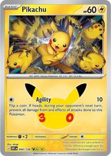 Pokémon - Pikachu 044/128 (22/30) - 30th Anniversary - Near Mint picture