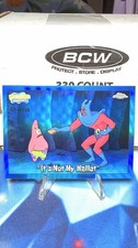 Topps Chrome SpongeBob 25th Anniversary #74 It’s Not My Wallet Blue /150 picture