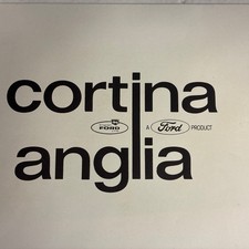 Original 1967 Ford Cortina Anglia Sales Brochure picture