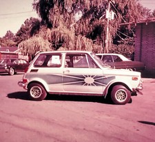 35mm Vintage Photo Slide Honda Car Custom Design Modified Automobile picture