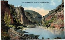 Grand River Echo Cliffs Railway Cut 1910 Near Mint  picture