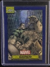 2024 Topps Chrome Marvel Sandman #144 Blue Wave  Refractor  104/150 picture