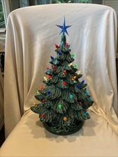 Vintage Large Ceramic Christmas Tree 16