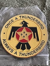 USAF Thunderbirds Challenge Coin RARE Once A Thunderbird Always A Thunderbird picture