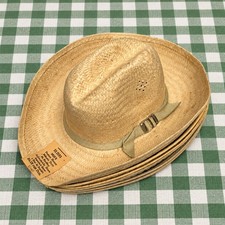 Set of 6 Vintage 1940s Miniature Fedora Hats w/ Original Labels picture