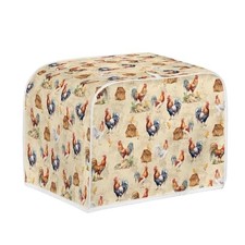 Elegant Green Floral Toaster Cover - Fits Most 2 Slice Toasters, Dust-Proof picture