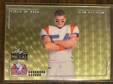 2024 Leaf Metal Blue Mountain State #FVB-1 Thad Castle Alan Ritchson GOLD 1/1 picture