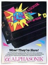 Alphasonik GP-Series Stereo Amps Car Audio Vintage 1991 Full-Page Magazine Ad picture