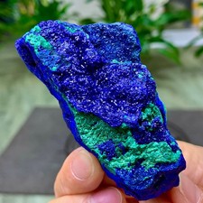 160G BEST NATURAL Azurite/Malachite crystalminerals specimens picture