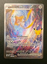 Pokémon TCG Jirachi ex 155/128 30th Celebrations SIR Holo picture