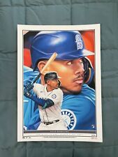 2022 Topps Game Within The Game 10x14 Fine Art Print #8  Julio Rodriguez 15/99 picture