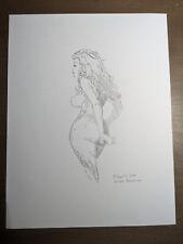 Nude Study After Frazetta. 8 1/2 x 11 Pencil On Bristol Paper picture