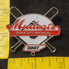 2007 Mudcats Brentwood Tennessee TN Badge Lapel Hat Pin Souvenir baseball picture