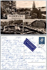 Continental Hamburg Hauptbahnhof Postcard picture