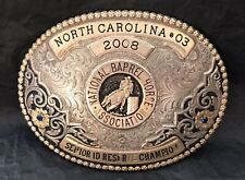 SALE Gist 2008 North Carolina NBHA National Barrels Champion Trophy Belt Buckle picture