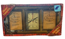 Forever Beautiful Antique Collection Clock W/ 2 2