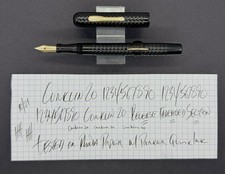Early Conklin 20 BCHR Crescent Fountain Pen, 14k Fine - Professionally Serviced picture