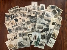 WWII B&W Photos Large Lot 60 Photos Soldiers Military Navy picture