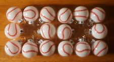 16 Mini Baseball Ornaments Set Christmas Tree Team Player Game Sports Home Decor picture