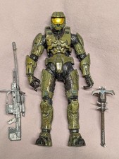 Halo 3 Master Chief Spartan 117 McFarlane Toys 12cm Figure with Weapons picture