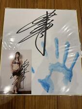 jp1  Mayu Iwatani Handprint Autograph Photo Stardom picture