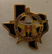 Vintage Texas 1994 Houston Livestock Show And Rodeo Hat Lapel Pin 3/4