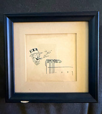 George McManus Original 1939 Signed Ink Drawing Bringing Up Father Jiggs Cartoon picture