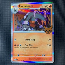 Houndoom 034/198 Holo Common Trick or Trade BOOster 2023 Pokemon Near Mint picture