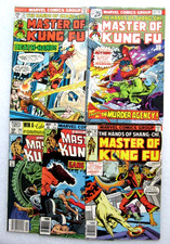 Lot - Shang-Chi Master of Kung Fu #35 #40 #50 #91 #106 bronze age Marvel Comic picture
