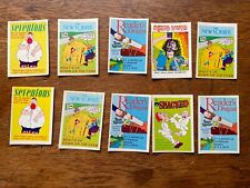 10 1973 1974 FLEER CRAZY COVERS STICKERS SERIES 1 2 3 WACKY PACKAGES SUBVERSIVE picture