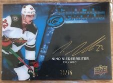 17-18 UD Ice Glacial Graphs Gold Auto Nino Niederreiter /75 Upper Deck 2017-18  picture