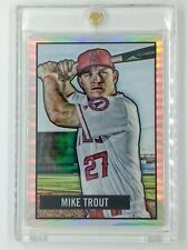2017 17 Bowman Chrome 1951 Reproductions Mike Trout #9, Angels picture