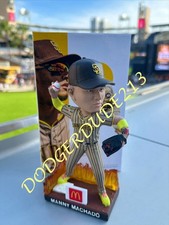 🟨🟫 SD Padres Manny Machado Hot 🔥Corner Bobblehead SGA 4/9/26 🟫🟨 picture