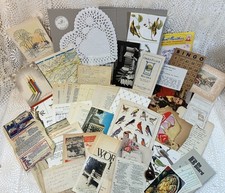 Grandma’s House Collection 50+ Pcs Authentic Vintage Ephemera Junk Journal Art picture