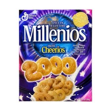 RARE Y2K Millenios from Cheerios 2000 Limited Edition Cereal Box FACTORY SEALED picture
