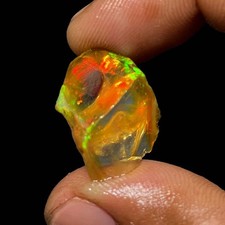 Stunning Ethiopian Opal Rough 16.40 Cts, Large Oil Opal Specimen Natural Opal picture
