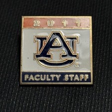 2011 Auburn University AU Tigers Faculty Staff Lapel Hat Pin War Eagle picture