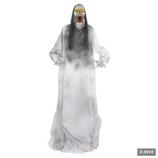 5.9FT Lurching Woman Halloween Animatronic Motion Activated Lights Sound picture