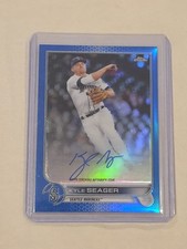 2022 Topps Chrome - Chrome Veteran Autographs Kyle Seager #CVA-KS Blue /150 picture