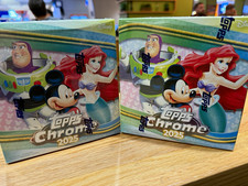 Topps Chrome 2025 Disney Trading Card Box Lot 2 Boxes 60 Cards Inserts Parallels picture