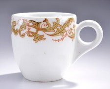 Antique Café Germania Restaurant Demitasse Cup, Bauscher Bros Germany 1906 picture