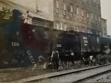 RPPC Michigan Central Railroad MCRR Real Photo Postcard Augusta Train picture