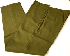 WWII US ARMY INFANTRY M1937 WOOL FIELD TROUSERS-LARGE 36 WAIST picture