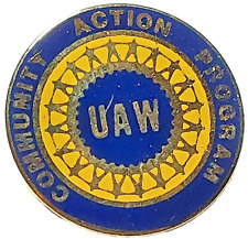 UAW (United Auto Workers) Community Action Program Lapel Pin picture