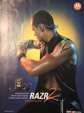2007 Verizon Wireless PRINT AD Motorola Razr 2 Cell Phone - Sharper Than Ever picture
