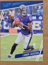 2020 PANINI PRESTIGE #154 LAMAR JACKSON BLUE PARALLEL SERIAL #1/25 picture