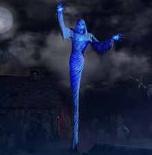 NEW 12FT GIANT HOME ACCENTS HOLIDAY LED ANIMATRONIC TOWERING GHOST HALLOWEEN picture