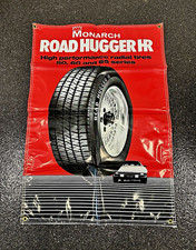 Monarch Road Hugger HR/RR Tire Advertising Banner Red 50/60/65 Series picture